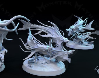 Monstruo Aboleth - Miniaturas de 28 mm para juegos de mesa (DnD, D&D) de MiniMonsterMayhem