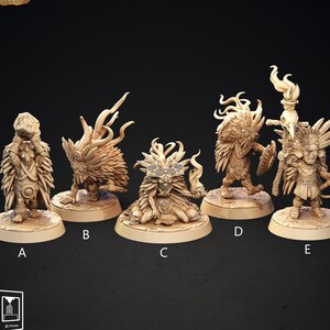 Chaneque - Elemental Mythology - Pantheon of Aztecs - Temple - 28mm 32mm Miniatures (DnD, D&D, Tabletop Miniature, Painting) by ClayCyanide
