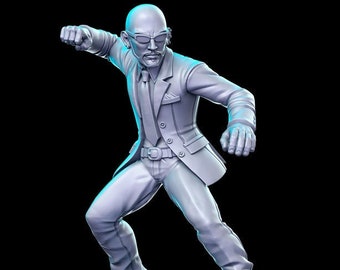 Corporate Hit Man - Corpo Business Man - The Professional - Fantasy Mini | 28mm RPG Miniatures for Tabletop Gaming (DnD, D&D) by RN Estudio
