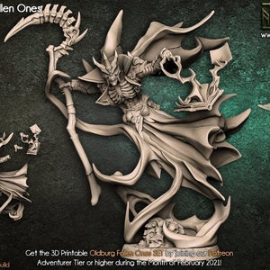 Undead Specter - Skultaker the Lich - Vecna - Dungeons and Dragons Monster 28mm Miniatures for Tabletop Gaming (DnD, D&D) by Artisan Guild