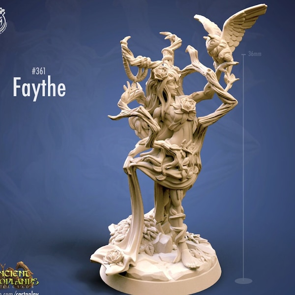 Faythe - Treemen - Forest Shades - Ancient Woodlands - 28mm  Miniatures for Tabletop Gaming (DnD, D&D, ) by CastNPlay