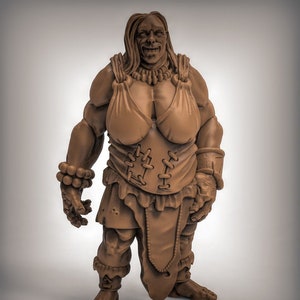 Female Hill Giant - Giants - Gargant - 28mm | 32mmMiniatures for Tabletop Gaming (DnD, D&D) by Duncan Shadow
