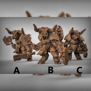Minotaur Doom Bull - 28mm | 32mmMiniatures for Tabletop Gaming (DnD, D&D) by Duncan Shadow