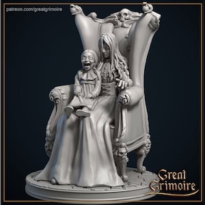 Alice - Horror Miniature - Asylum - 28mm Miniatures for Tabletop Gaming (DnD, D&D,  ) by Great Grimoire