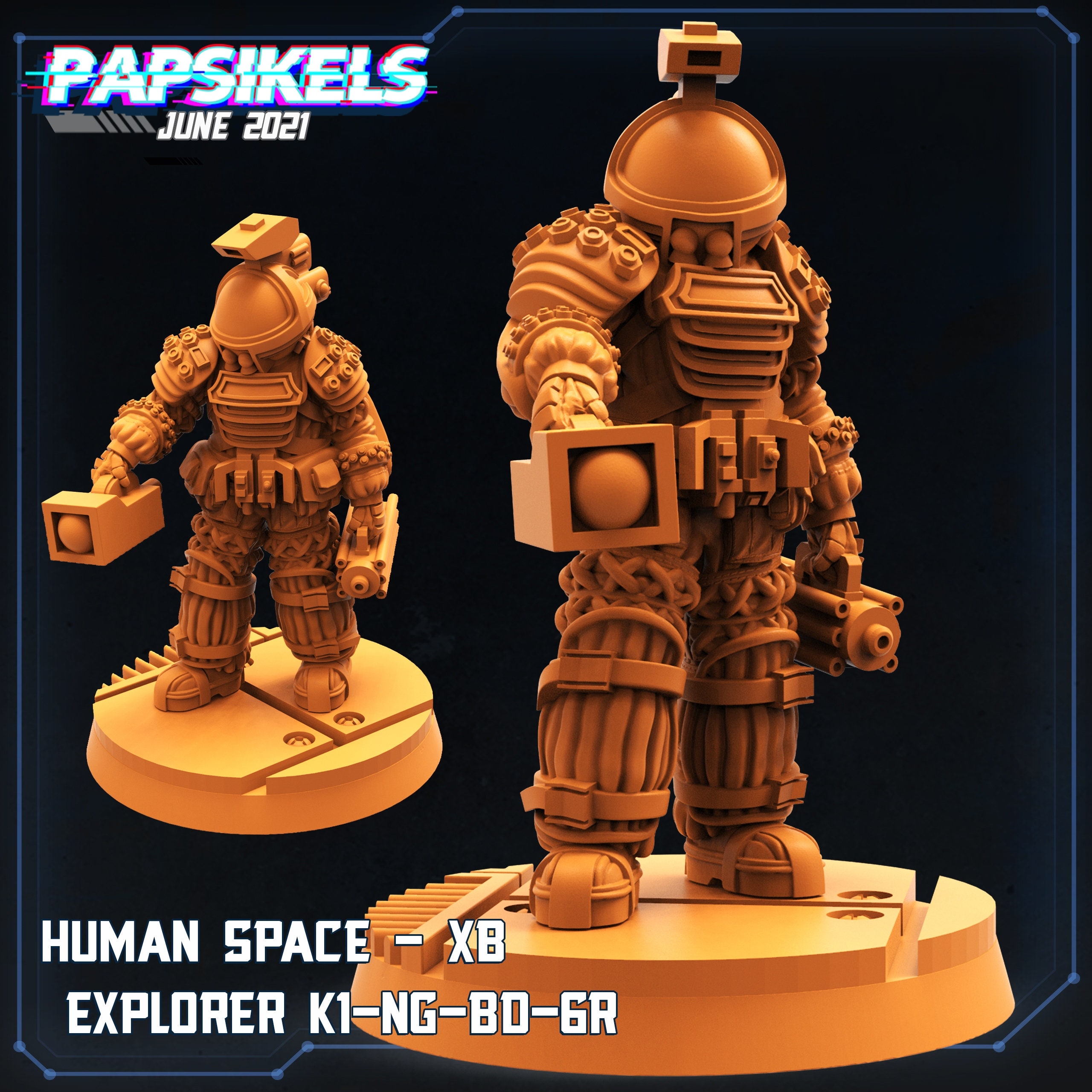 Human Space Explorer - Astronaut | 28mm Miniatures for