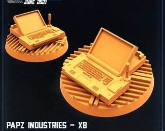 Cyberpunk - Computadora - Comunicador - Miniaturas de 28 mm para juegos de mesa (Starfinder, Cyberpunk RED, CP2020, Shadowrun) de Papsikels