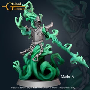 Animated Armor - Undead Knight - 28mm Miniatures for Tabletop Gaming (DnD, D&D) by Galaad Miniatures