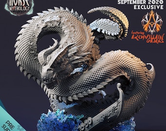 【特級呪物】北欧神話『ヨルムンガンド』を特殊魔術により宿した呪物 ヨルムンガンド - 北欧神話 - 神 - 28 mm ダンジョンズ＆ドラゴンズ