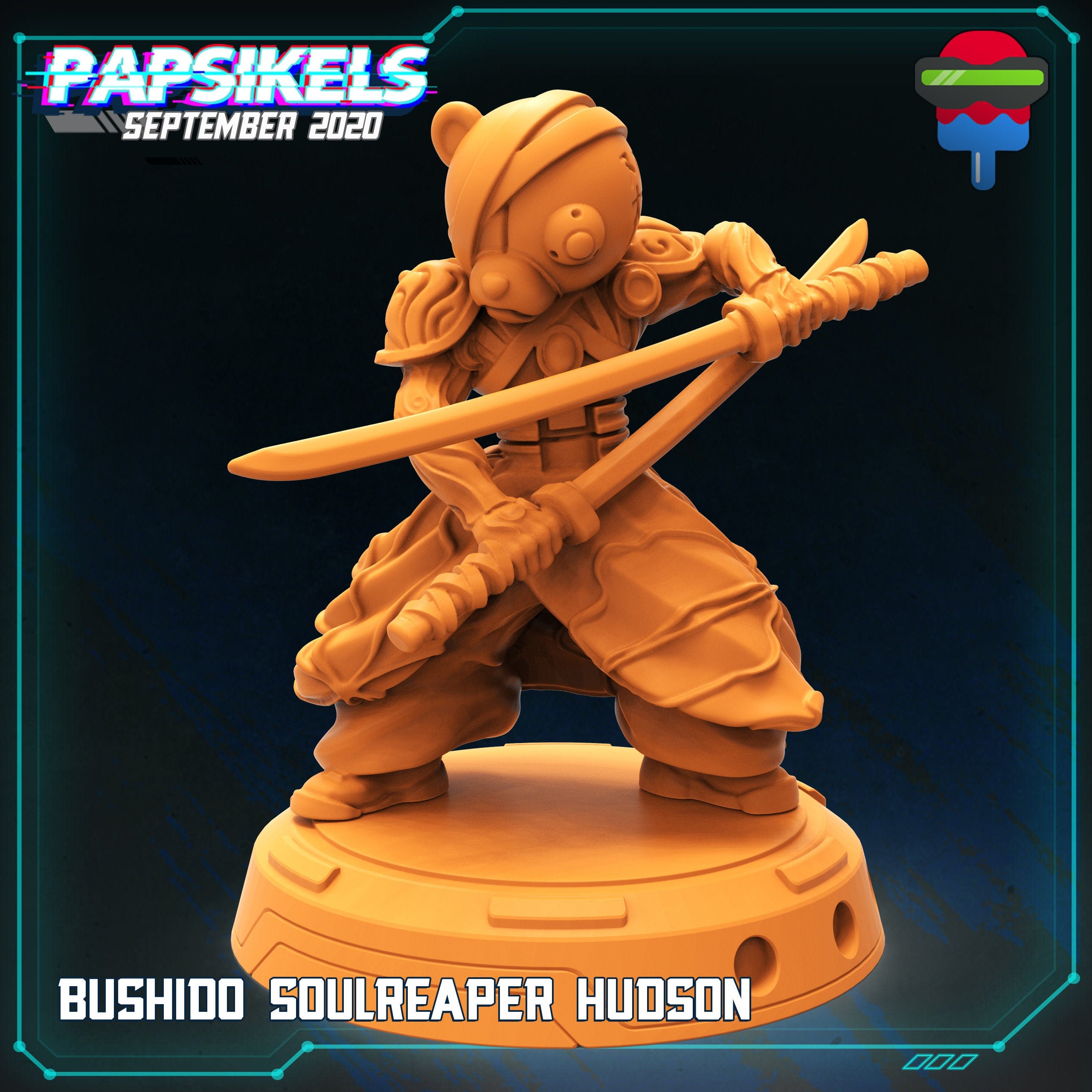 Cyberpunk Samurai - Bushido Soulreaper - 28mm Miniatures for