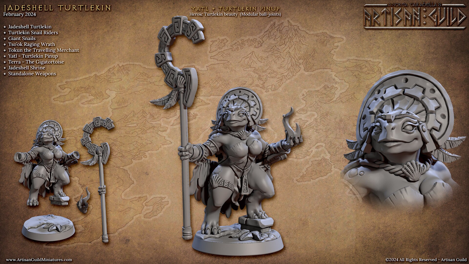 Turtlekin Jadeshell Turtlekin FULL SET All Models From Release - 28mm Printed ...