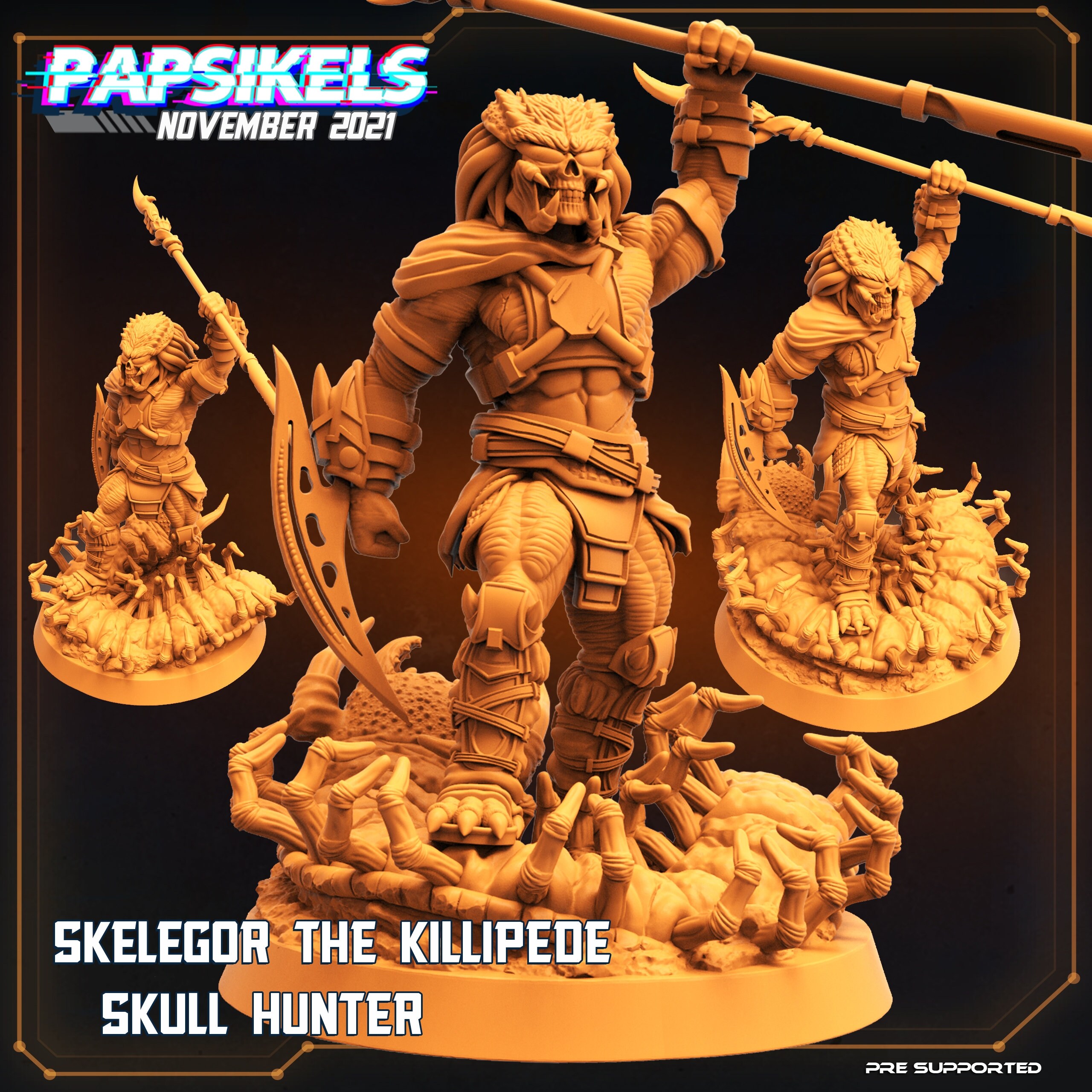 Skull Hunter - Tusk Master - Predator - Alien - Monster