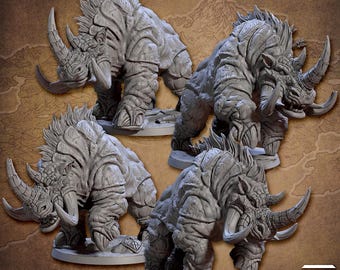 Vilda Behemoter - Jakten på Guldven - 28 mm | 32 mm Miniatyrer för Bordspel (DnD, D&D, ) av Artisan Guild