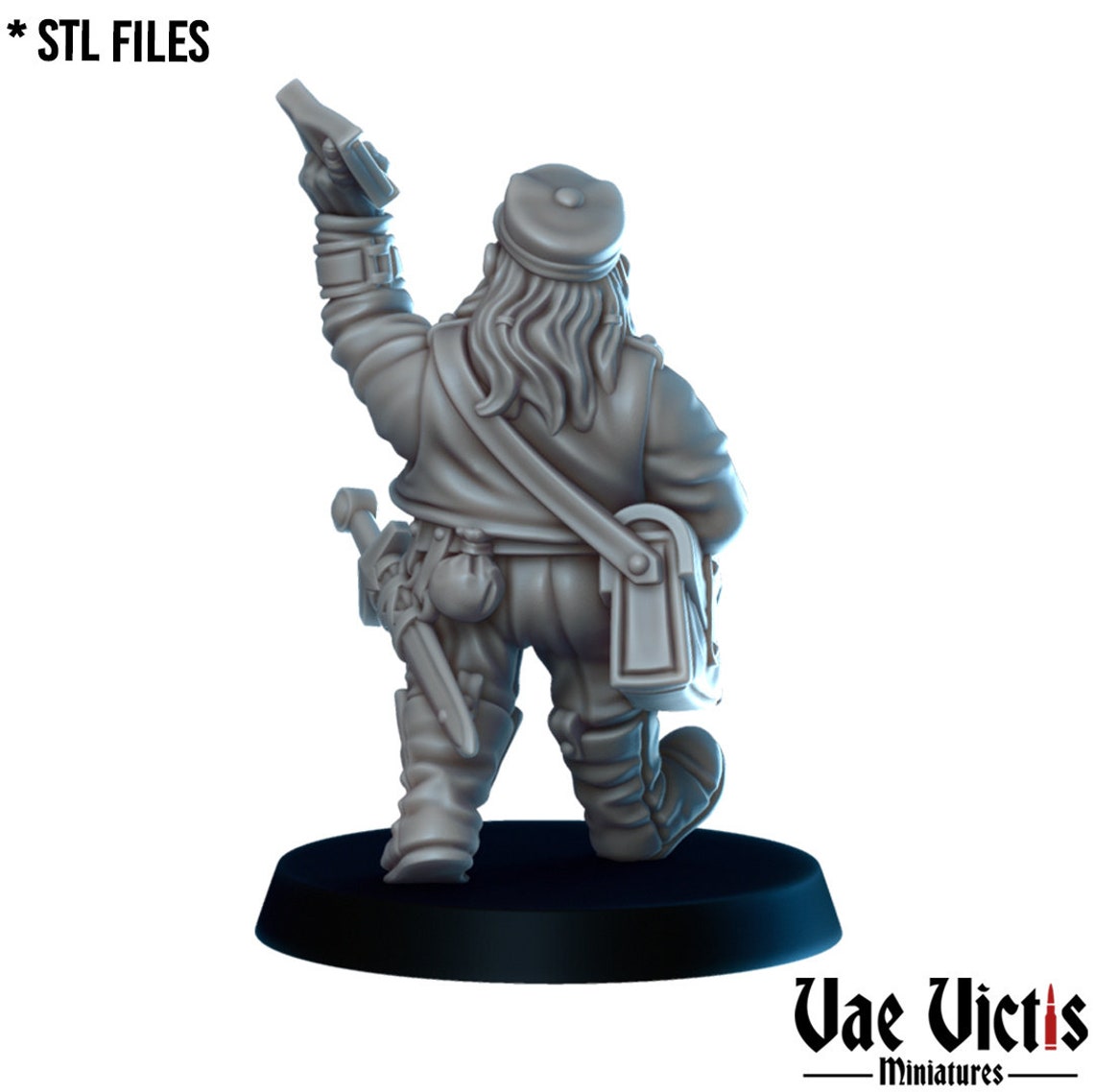 Dwarf Postman - Male - 28mm - 32mm - Mini - RPG - NPC - Miniatures for ...