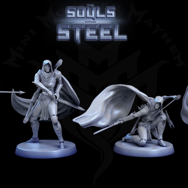 Argent Conscript - 28mm Miniatures for Dungeons and Dragons (DnD, D&D by MiniMonsterMayhem