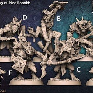 Koboldkrieger - Plague Mine Kobolds - 28 mm Miniaturen für Tabletop Gaming (DnD, D&D, ) von Artisan Guild