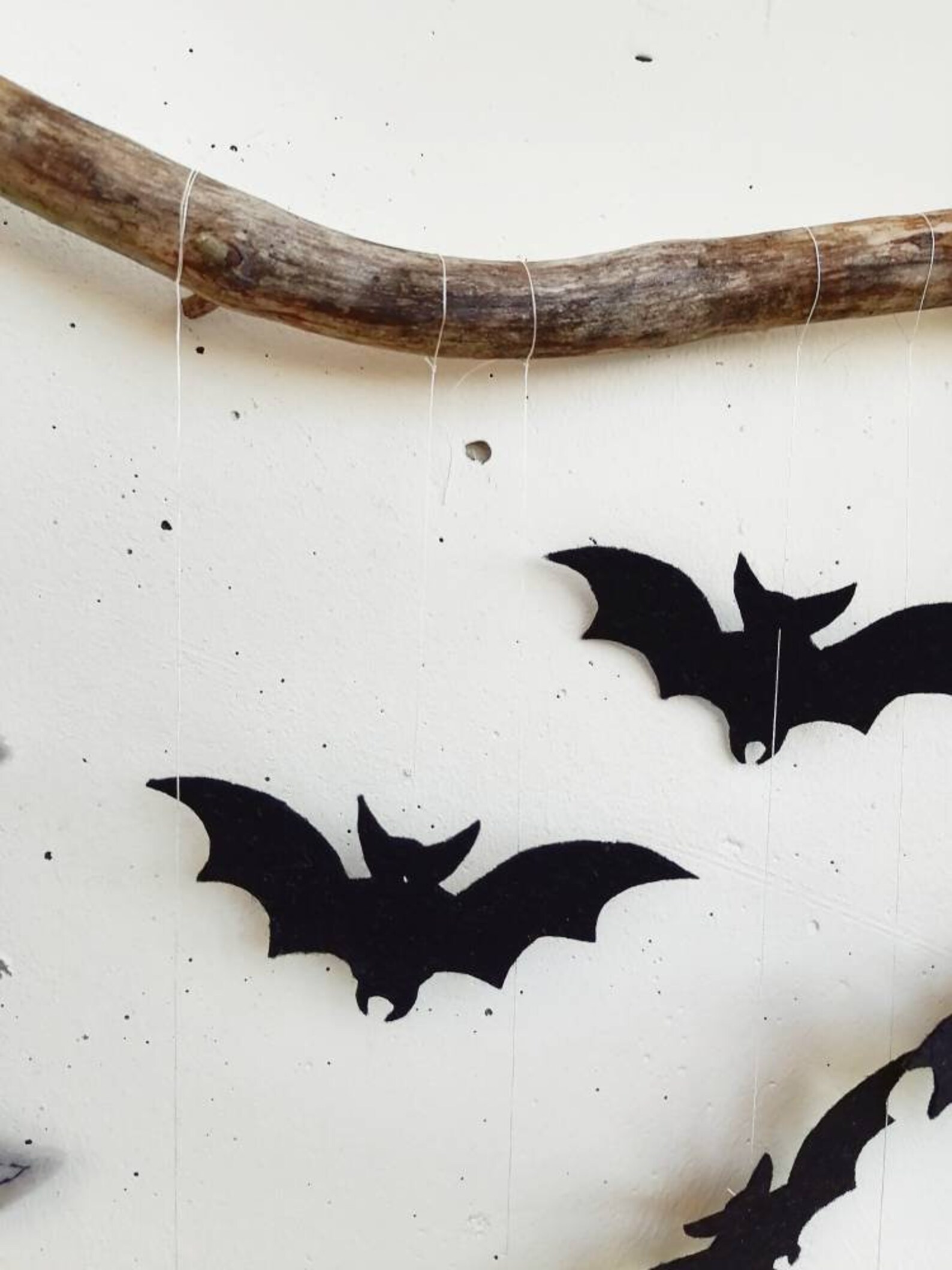 Flying Bats decor Bats Garland Gotic wall decor Wall Decor Etsy