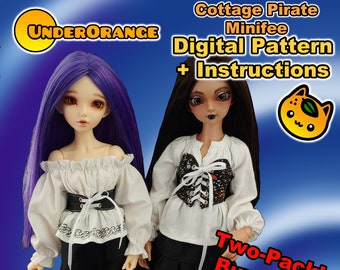 Cottage Pirate Digital Pattern and Instructions for Minifee