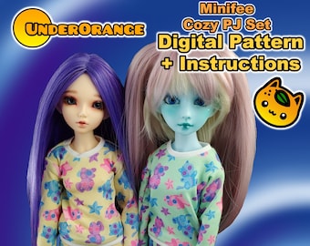 Cozy PJs Pattern and Instructions for Minifee and Slim MSD