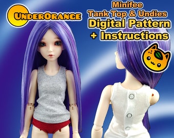Tank Top and Undies Pattern and Instructions for Minifee MSD