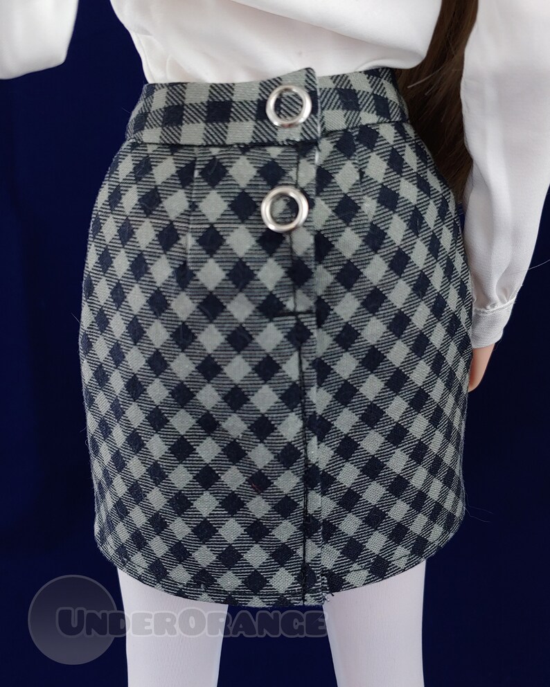 Pencil Skirt Digital Pattern and Instructions for Smartdoll image 3