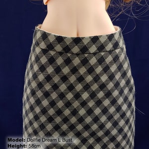 Pencil Skirt Digital Pattern and Instructions for Smartdoll image 5