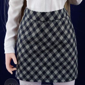 Pencil Skirt Digital Pattern and Instructions for Smartdoll image 2