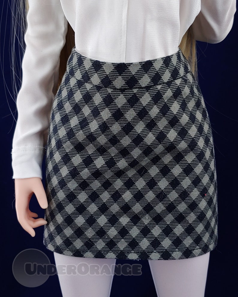 Pencil Skirt Digital Pattern and Instructions for Smartdoll image 2