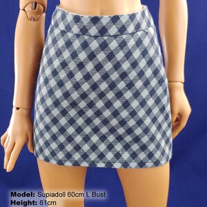 Pencil Skirt Digital Pattern and Instructions for Smartdoll image 4