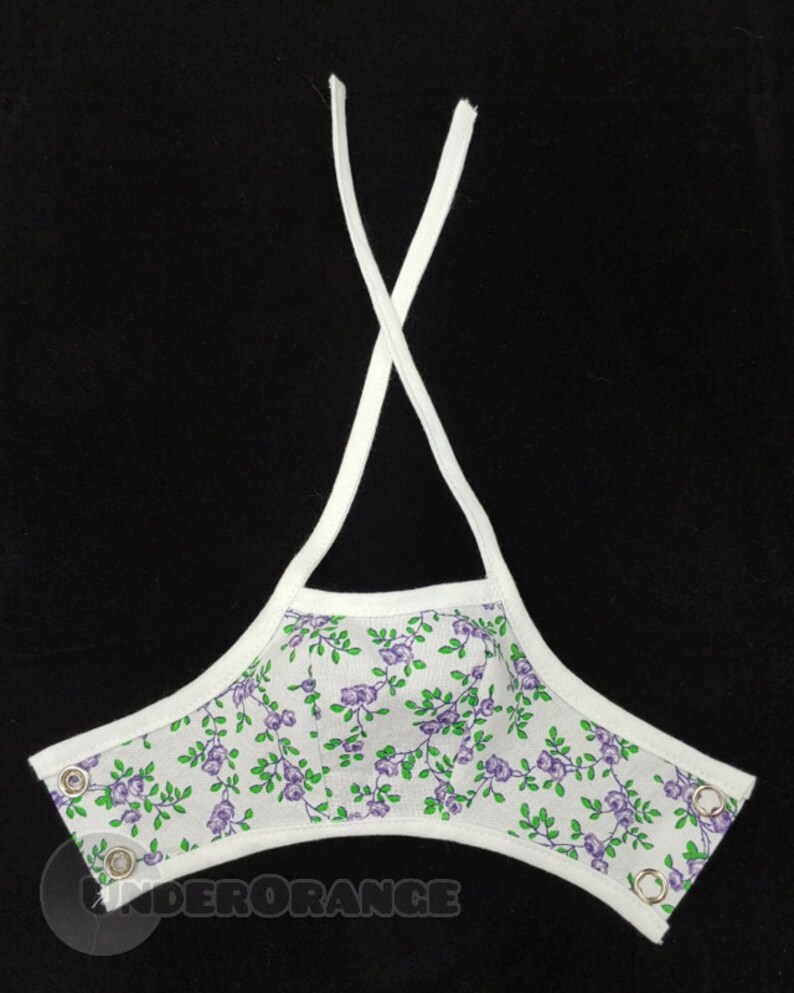 Smartdoll Halter Top 13 BJD Doll Purple Green and White Floral