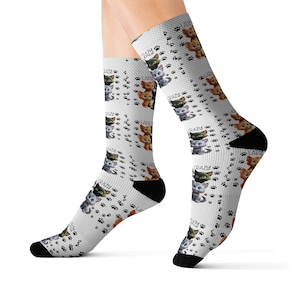 cat lover Socks, Gifts for her, cat socks, cat Mom Gift for cat Lover, Sock for cat lover, funny cat sock,