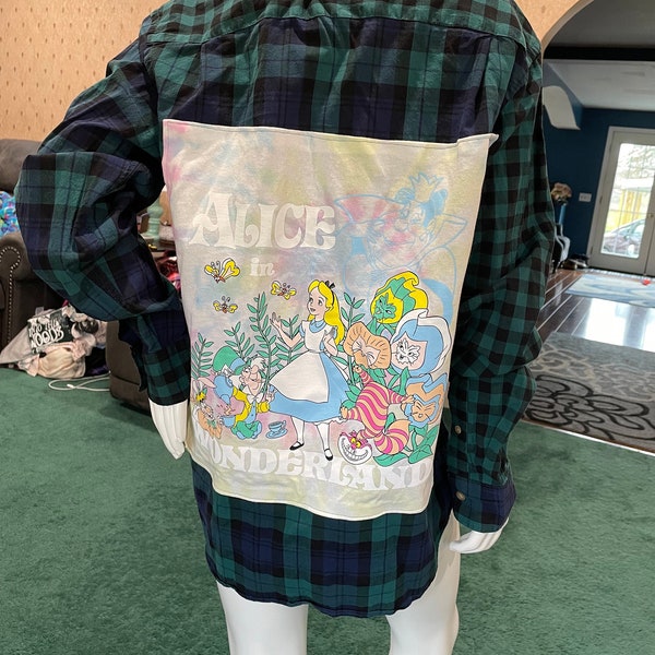 Reworked Alice in Wonderland Flannel