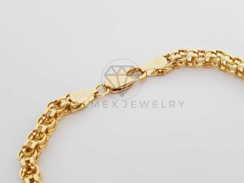 18K Gold Plated 5mm24 Chino Bull Link Chain|Cadena Chino Link Laminado 18K