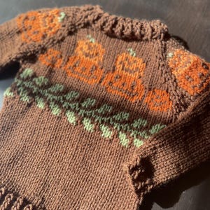 Halloween-peutersweater: Jack-O-Lantern