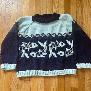 Swimming Fishes Sweater