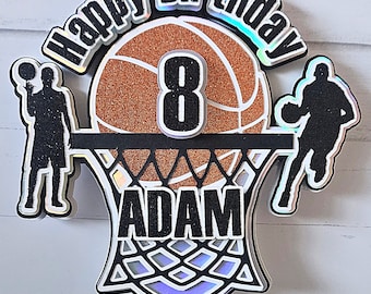 Basketball cake topper/Centerpiece.