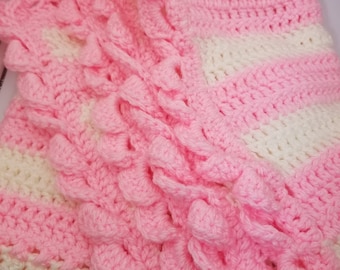 Crochet Baby Blanket, Handmade, Soft Baby Blanket, Double Crochet Stitch Baby Blanket. Baby Girl Blanket, Baby Boy Blanket, Newborn Blanket