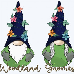 Woodland Gnomes PNG Clipart, Nordic Gnomes, Woodland Gnomes, Woodland Gnome PNG, Gnomes PNG, Gnome clipart image 4