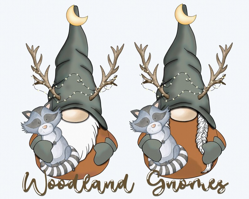 Woodland Gnomes PNG Clipart, Nordic Gnomes, Woodland Gnomes, Woodland Gnome PNG, Gnomes PNG, Gnome clipart image 6