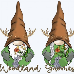 Woodland Gnomes PNG Clipart, Nordic Gnomes, Woodland Gnomes, Woodland Gnome PNG, Gnomes PNG, Gnome clipart image 2