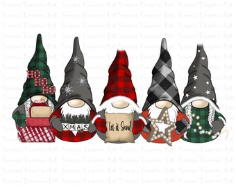 Christmas Gnomes PNG Sublimation  Nordic Gnomes Clipart, Xmas Gnomes, Xmas Gnome PNG, Gnomes PNG, Gnome clipart