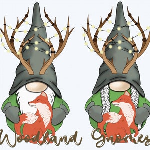 Woodland Gnomes PNG Clipart, Nordic Gnomes, Woodland Gnomes, Woodland Gnome PNG, Gnomes PNG, Gnome clipart image 3