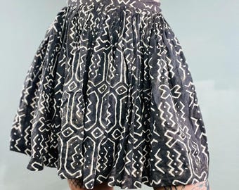 80s Norma Kamali mini skirt