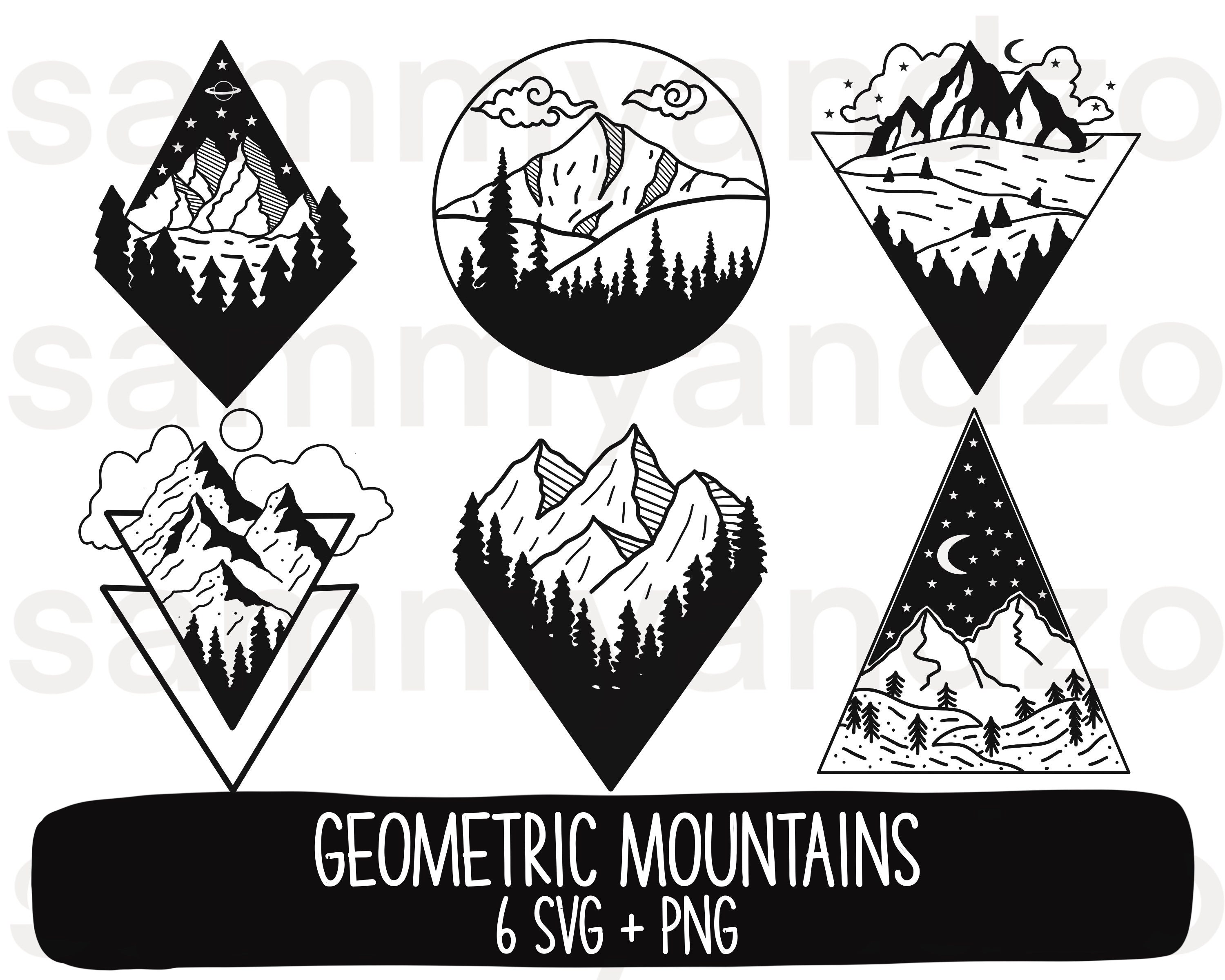 Free Free 303 Geometric Mountain Svg SVG PNG EPS DXF File
