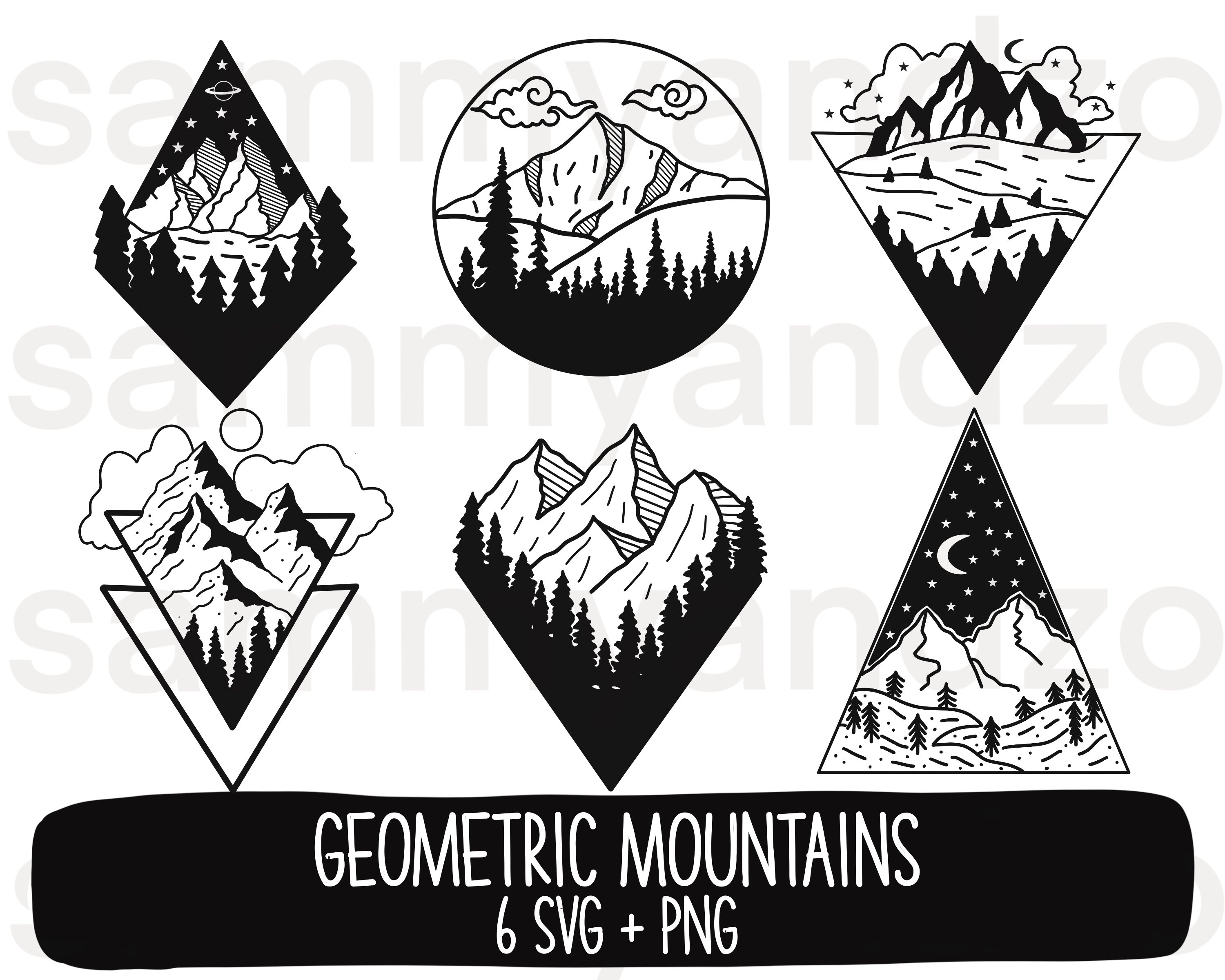 Free Free Geometric Mountain Svg 135 SVG PNG EPS DXF File