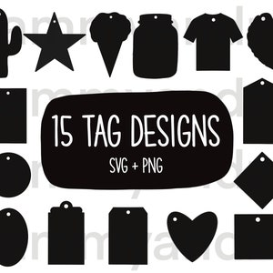 Gift Tags Svg, Gift Label Svg, Gift Tag Template, Gift Tag Bundle Svg, Gift  Tags Cricut Silhouette Glowforge, Present Tag Laser Cut 