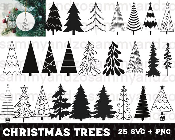 christmas tree svg etsy