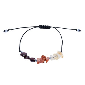 Aries Bracelet | Zodiac Stones for Aries | Adjustable Zodiac Bracelet | Love Stones for Aries | Birthday Gift for Aries | Handmade Bracelet.