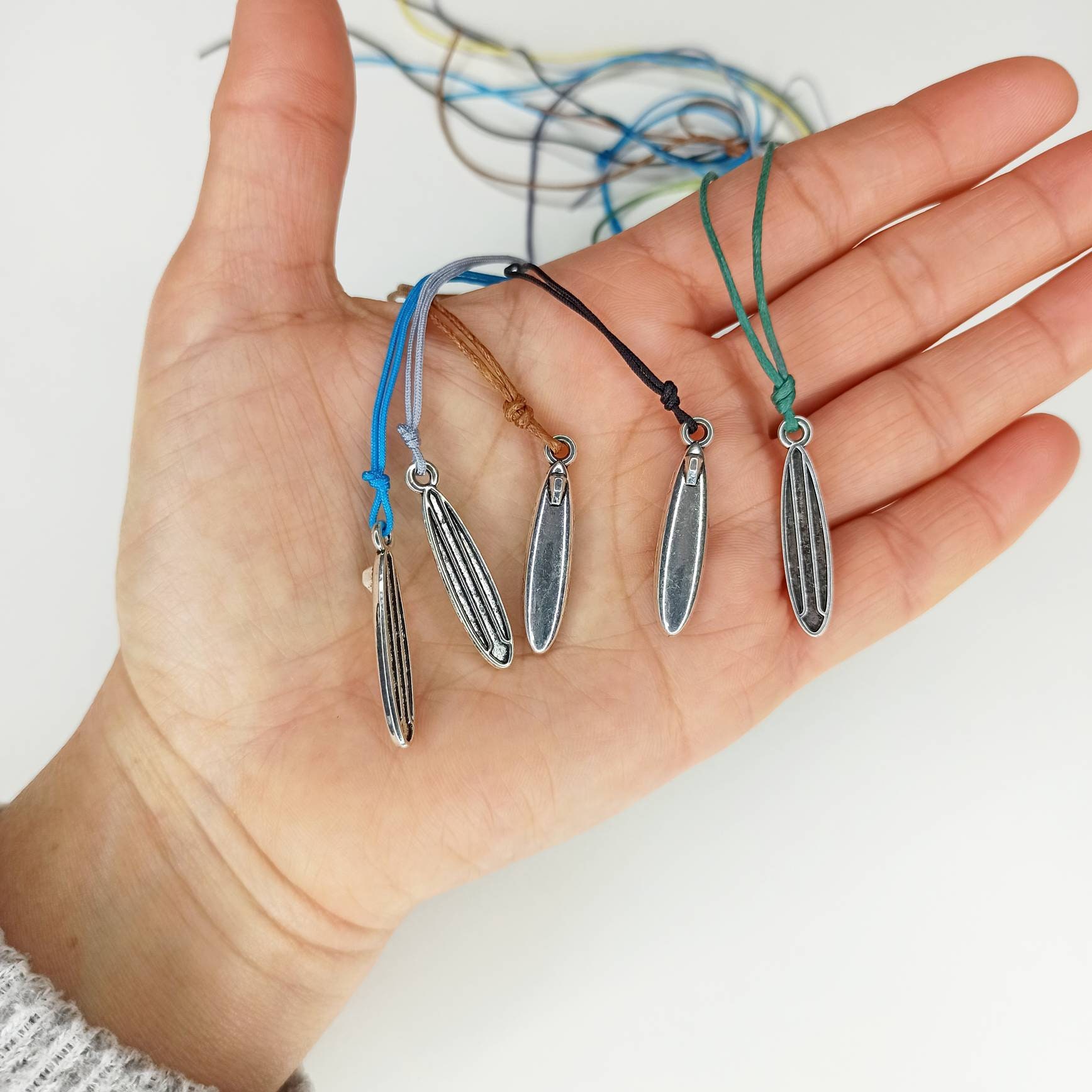 Surfboard necklace Surfer pendant Necklace for men Jewelry for Etsy