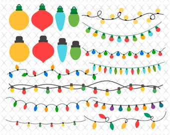 Christmas Bulb Svg Etsy