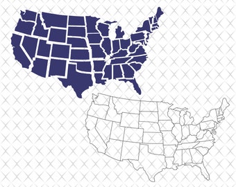 Download United States Svg Etsy